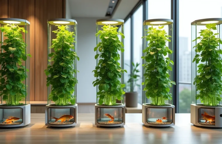 Sistemas Verticais de Aquaponia Urbana: 5 Designs Inovadores