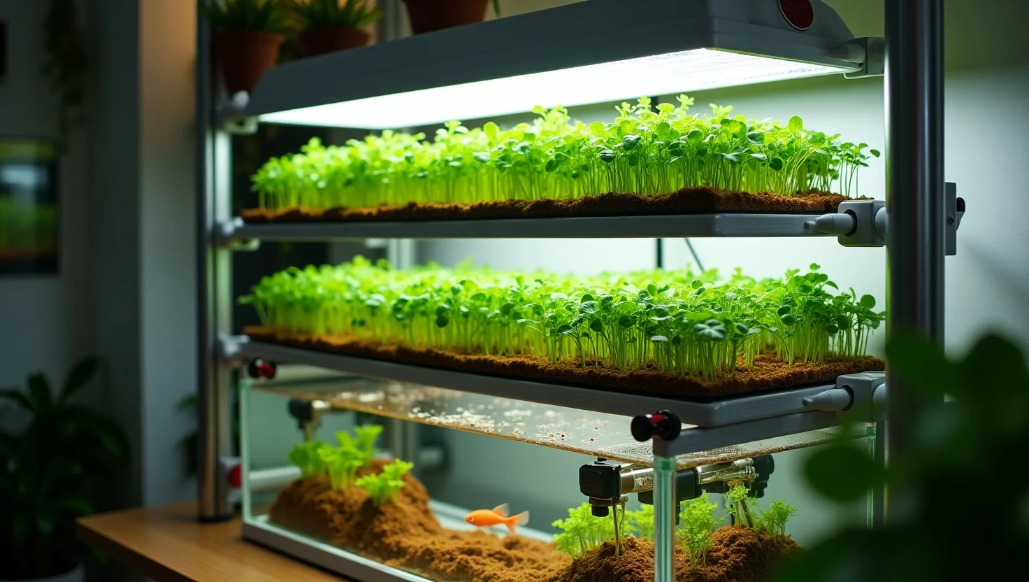 Microgreens na Aquaponia Passo a Passo: Cultive sem Solo