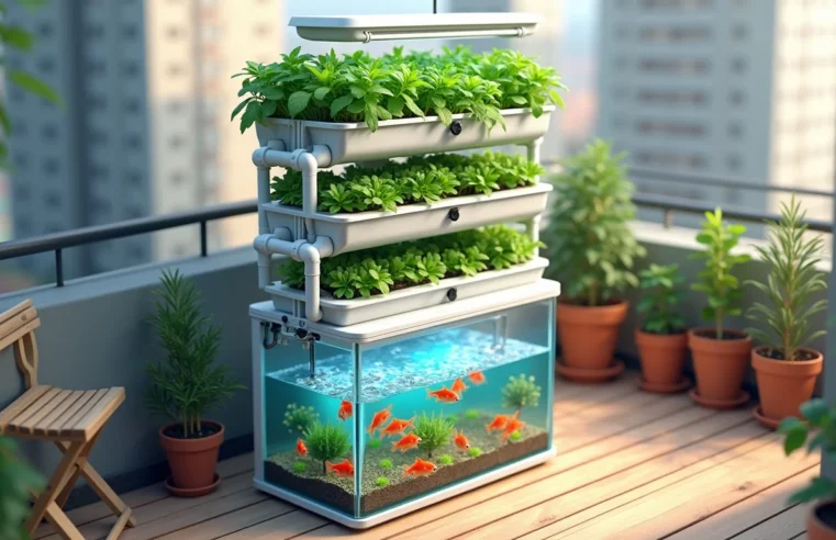 Aquaponia Compacta em Varanda: Monte um Sistema em 1m²