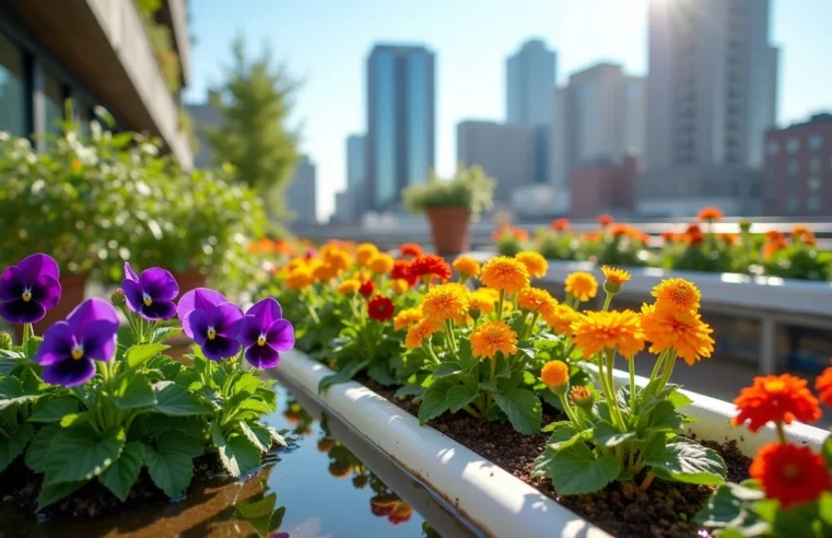 Flores Comestíveis na Aquaponia Urbana: Cultivo e Benefícios